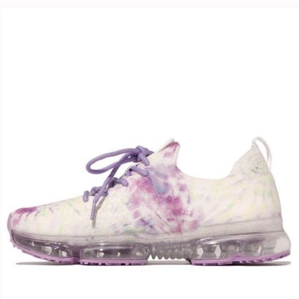 !! NEW !! Slip On Flyknit Sneakers in Purple Tie Dye - Picture 4 of 6